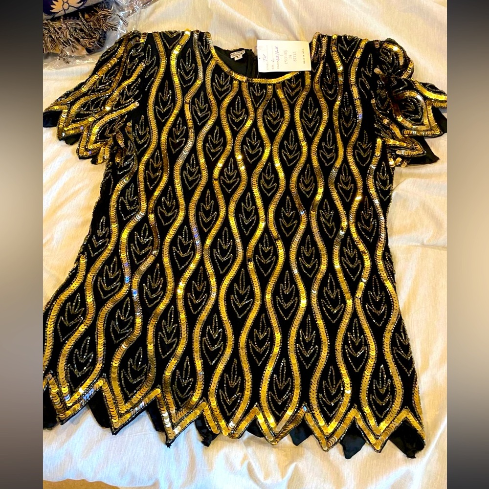 Sequin top